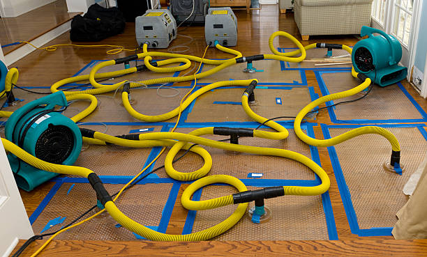 Professional Crawl Space Water Removal technician working in Wrightsboro, NC